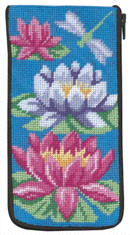 Waterlily Eyeglass Case (floss included)