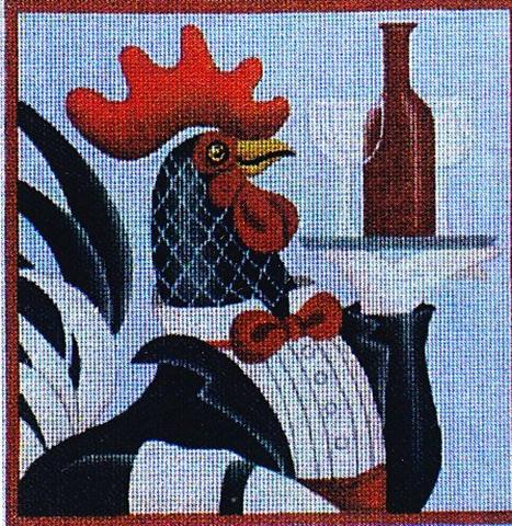 Rooster Waiter Wine