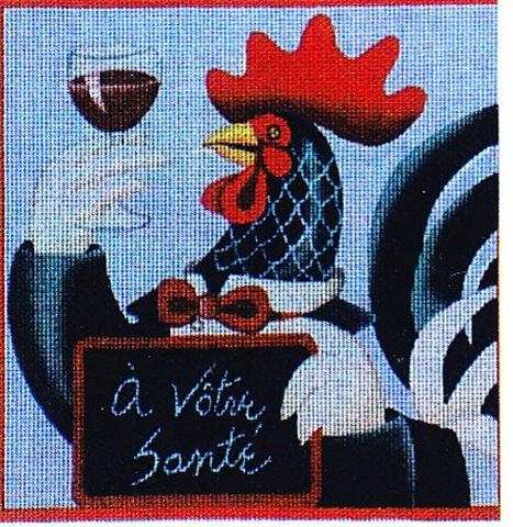 Rooster Waiter Sante