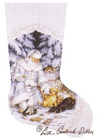 Santa Pets and Presents Stocking