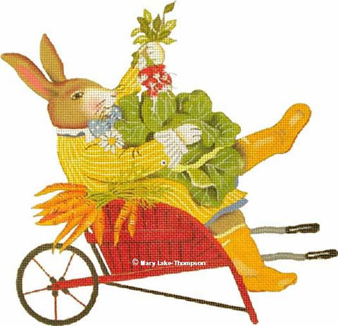 Wheelbarrow Bunny