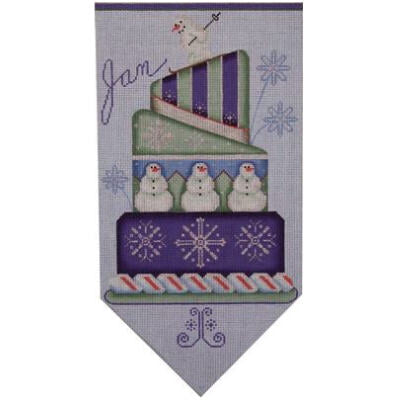 January Banner Cake  