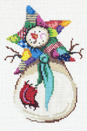 Snowman With Green Tie Ornament