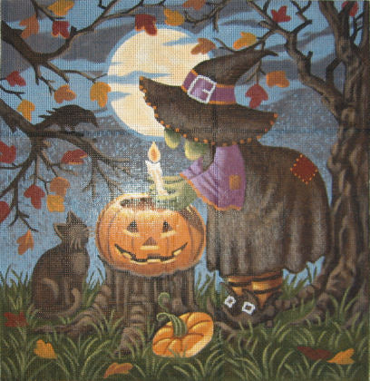 Lighting The Pumpkin - 18ct