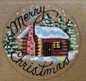 Merry Christmas (Log Cabin)
