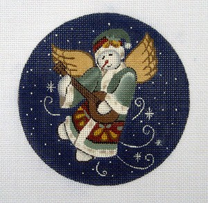Snow Angel and Mandolin