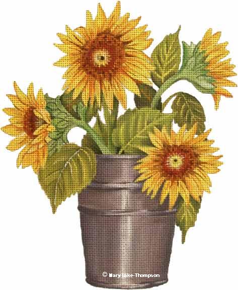 Sunflower Pail