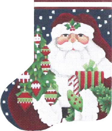 Classic Santa Mini Stocking