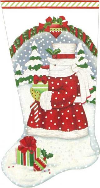 Classic Snowman Stocking