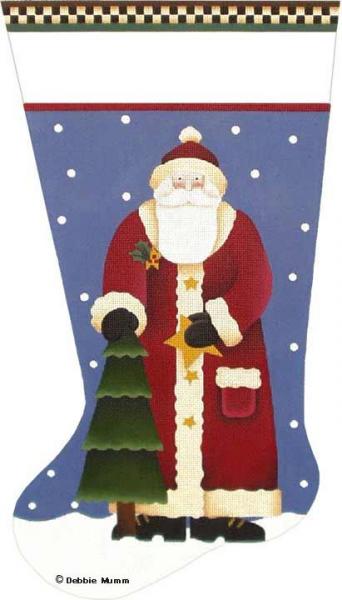 Tree Santa Stocking