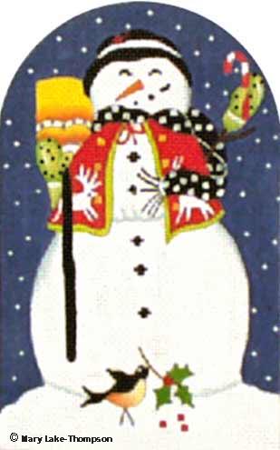 Broom Snowman