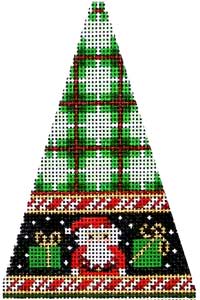 Santa Plaid Mini Tree