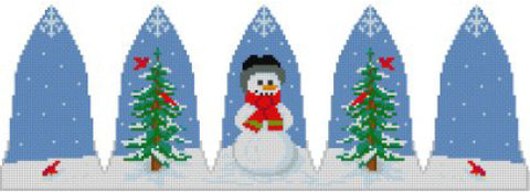 Snowman and Birds Bell 