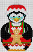 Mrs Clause Penguin with Cookie