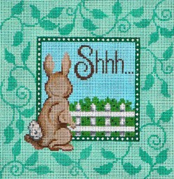 Shhh... With Bunny Sign 