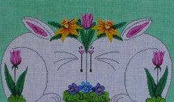 Two White Bunnies