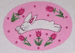 Running Bunny on Pink
