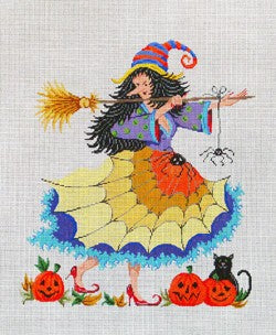 Halloween Witch Yellow Skirt