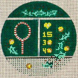 Tennis Round Ornament