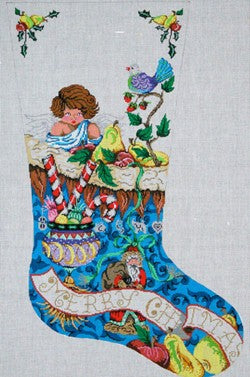 Victorian on Blue Stocking