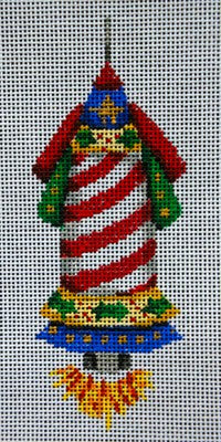 Rocket Ship Ornament