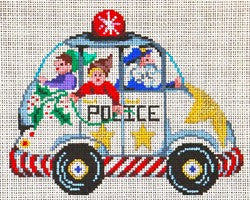 Police Car with Santa 