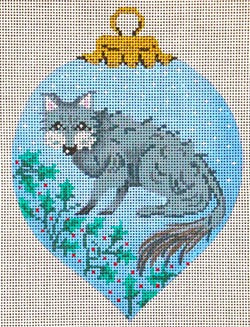 Wolf Ornament 