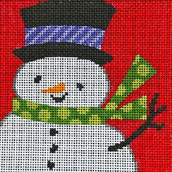 Retro Snowman Ornament
