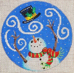 Windy Snowman Ornament