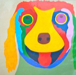 Dog Treat? on Tan - 8x8