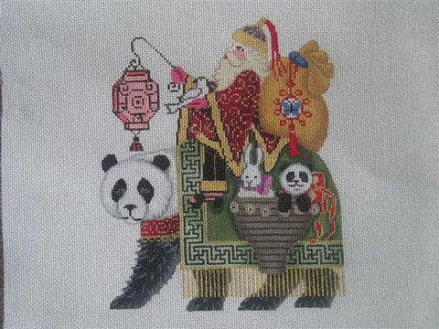 Santa on Panda
