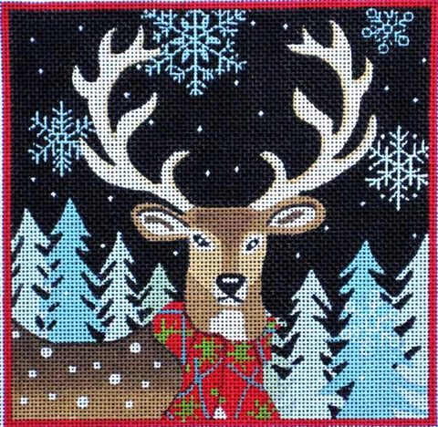 Deer With Red Scarf