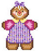 Purple Gingerbread Girl