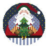 Santa and Tree