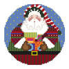 Santa with the Train