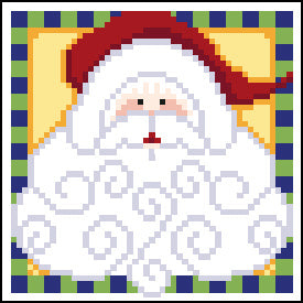 Santa with the Curly Beard