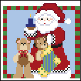 Santa  and the Bears