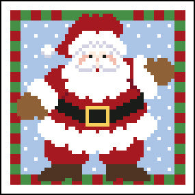 Santa Waving
