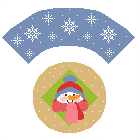 Snowman Cupcake