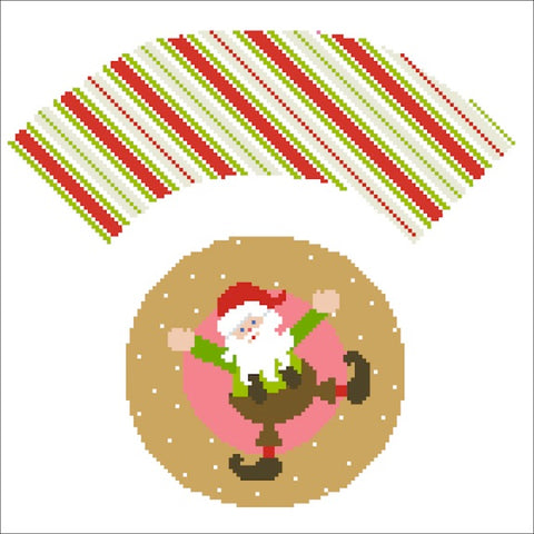 Dancing Elf Cupcake