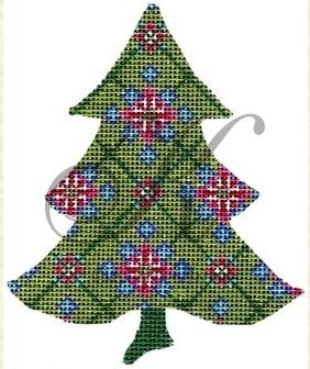 Scandinavian Snowflake Tree - Green