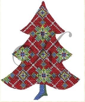 Red Scandinavian Tree