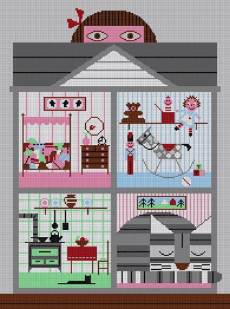 Cat and House