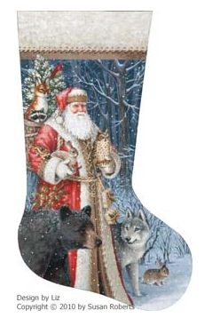 Woodland Territorial Stocking - 13ct