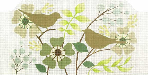 Brown Bird Garden Purse