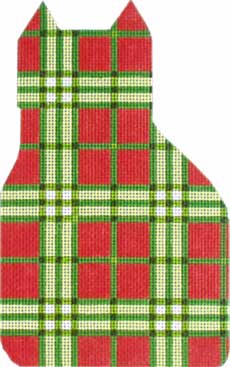 Christmas Plaid Cat