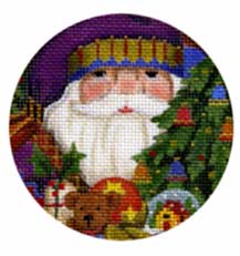 Fancy Santa Ornament