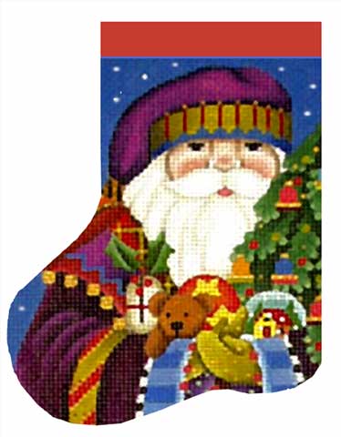 Fancy Santa Mini Sock