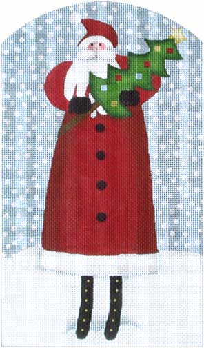 Homespun Santa Dome