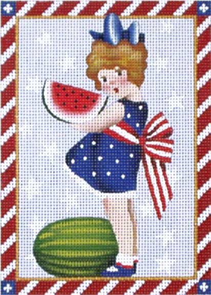 Victorian 4th of July - Watermelon Slice